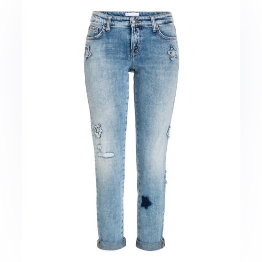 CAMBIO JEANS (4) Vintage Edition Laurie Stars Embellishments Patches Skinny - 4